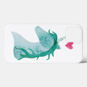 Blue Unicorn Magic with Heart Case-Mate iPhone Case (Achterkant (horizontaal))