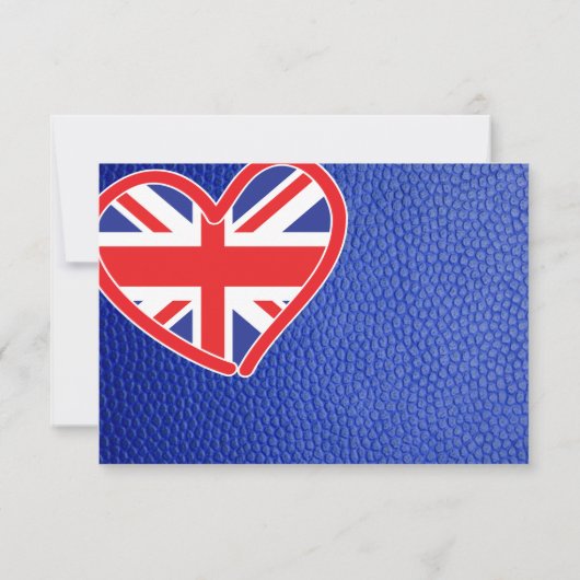 Blue United Kingdom Passport Response Kaart (Achterkant)