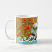 Blue Vaderdag Persoonlijke microfoons met foto Koffiemok (Links)