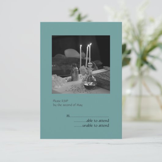 Blue Vaftisi RSVP (Staand voorkant)