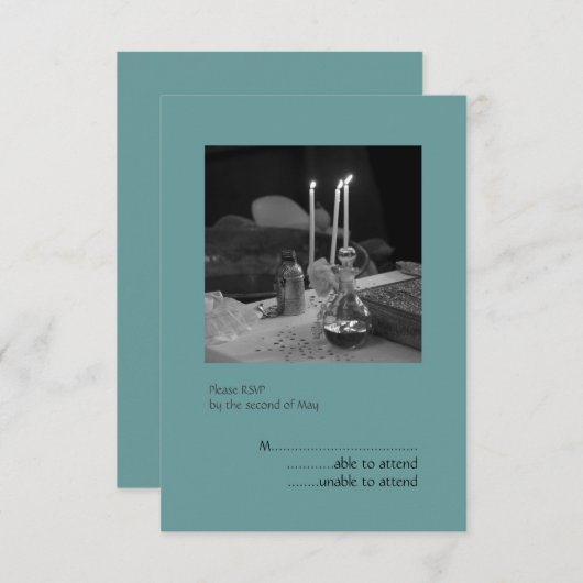 Blue Vaftisi RSVP (Voorkant / Achterkant)