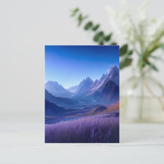 Blue Valley of Wonders Briefkaart (Staand voorkant)