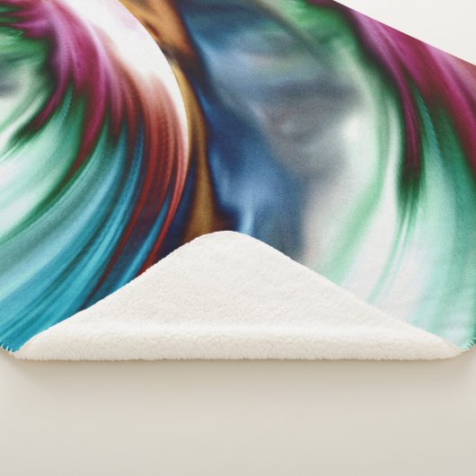 Blue Valley Whirlwind Rainbow Sherpa Deken (3/4)