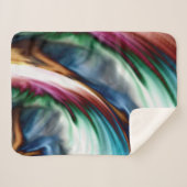 Blue Valley Whirlwind Rainbow Sherpa Deken (Voorkant (horizontaal))