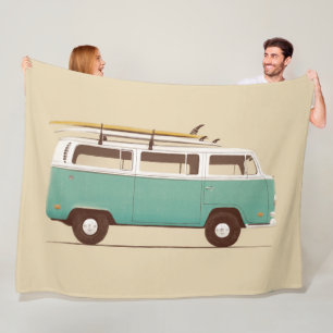 Blue Van Florent Bodart Fleece Deken