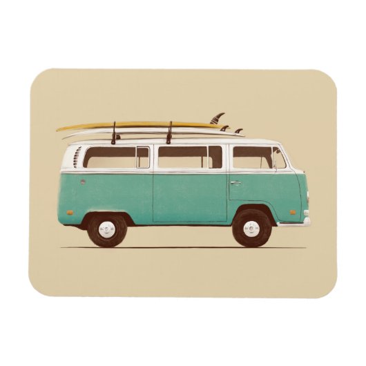 Blue Van | Florent Bodart Magneet (Horizontaal)