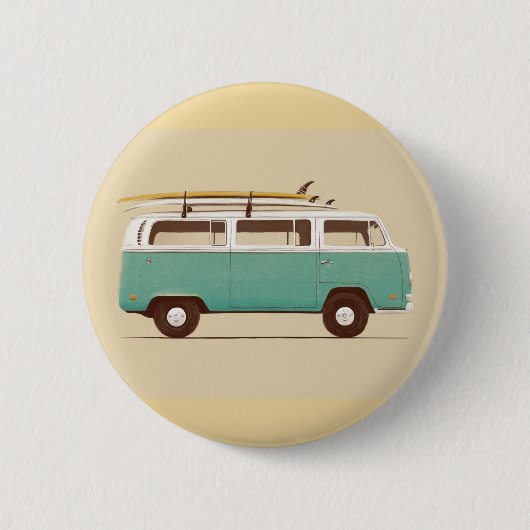Blue Van | Florent Bodart Ronde Button 5,7 Cm (Voorkant)