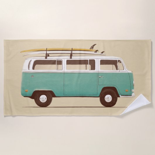 Blue Van | Florent Bodart Strandlaken (Voorkant)