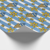 Blue Vanilla Ice Cream Cadeaupapier (Hoek)