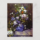 Blue Vase by Renoir, Briefkaart (Voorkant)