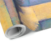 Blue Vase Flowers, Paul Cezanne Cadeaupapier (Rol Hoek)