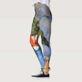 Blue Vase Flowers, Paul Cezanne Leggings (Links)
