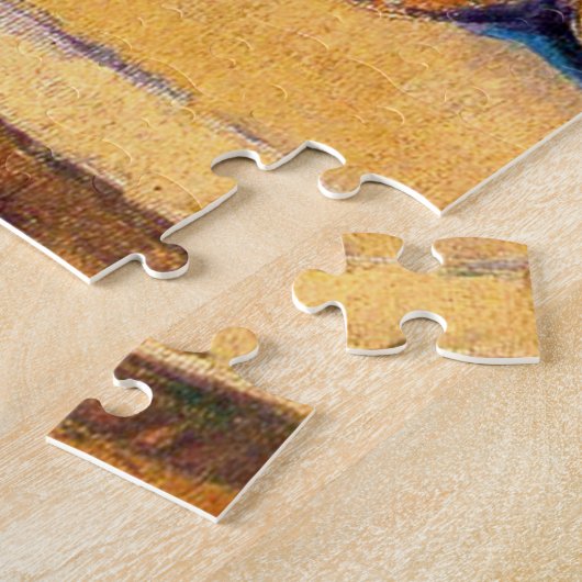 Blue Vase Flowers, Paul Cezanne Legpuzzel (Zijkant)