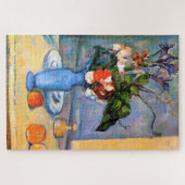 Blue Vase Flowers, Paul Cezanne Legpuzzel (Horizontaal)