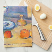 Blue Vase Flowers, Paul Cezanne Theedoek (Quarter Fold)