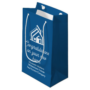 Blue Vastgoedbedrijf Aangepaste Vastgoedmakelaardi Klein Cadeauzakje