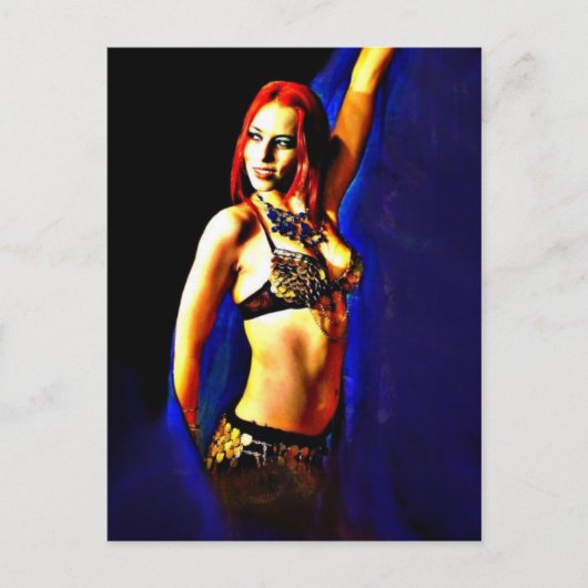 Blue Veil Briefkaart (Voorkant)