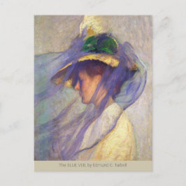 Blue Veil Edmund C Tarbell CC0669 Impressionisme Briefkaart