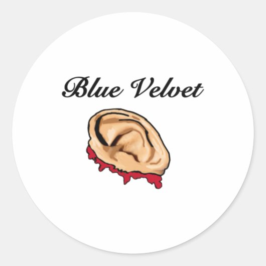 Blue Velvet Movie Ear Art Sticker (Voorkant)