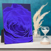 Blue Velvet Rose Fotoplaat (Zijkant)