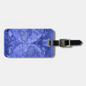 Blue Version Antiek Wereldkaart J Blaeu 1664 Bagagelabel (Voorkant horizontaal)