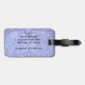 Blue Version Antiek Wereldkaart J Blaeu 1664 Bagagelabel (Achterkant horizontaal)