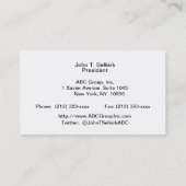 Blue Version Antiek Wereldkaart J Blaeu 1664 Visitekaartje (Achterkant)