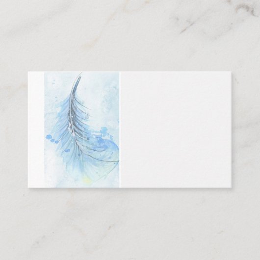 blue vether aangepaste visitekaartjes sjabloon (Voorkant)