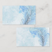 blue vether aangepaste visitekaartjes sjabloon (Voorkant / Achterkant)