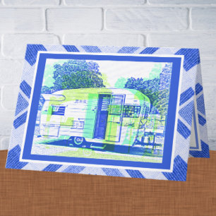 Blue  Vibe Camper Trailer Vaderdag Kaart