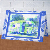 Blue  Vibe Camper Trailer Vaderdag Kaart