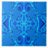 Blue Vibrant Tegel Tegeltje (Voorkant)