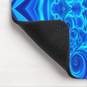 Blue Vibrant Texture Mousepad Muismat (Hoek)