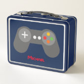 Blue Video Game Controller (Achterkant)
