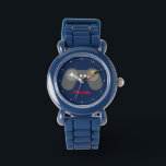 Blue Video Game Controller Horloge<br><div class="desc">Dit leuke horloge kenmerkt een koele vectorillustratie van een videospelcontrolemechanisme en kan met de naam van uw kind,  monogram,  initiaal,  of om het even welke tekst van uw keus worden gepersonaliseerd voor een perfecte douanegift.</div>
