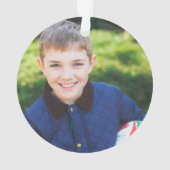 Blue Video Game Controller Kinder Kerstmis Ornament (achterkant)