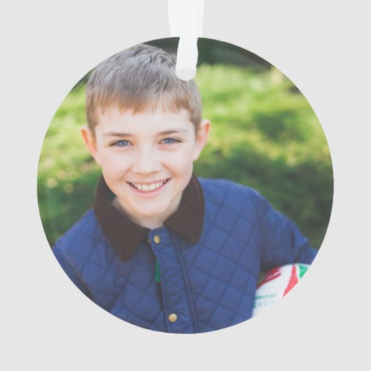 Blue Video Game Controller Kinder Kerstmis Ornament (achterkant)