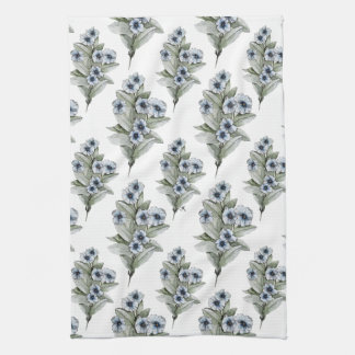 Blue Vinca Kitchen of Tea Towel Theedoek
