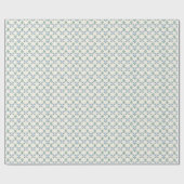 Blue Vine Delight Cadeaupapier (Vlak)