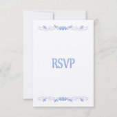 Blue Vine RSVP Kaartje (Achterkant)