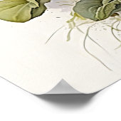 Blue Violas Flower Art Print Poster (Hoek)