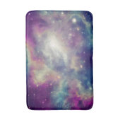 Blue Violet Blauwgroen Cosmic Nebula Milky Way Badmat (Voorkant Verticaal)