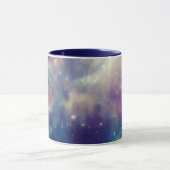 Blue Violet Blauwgroen Cosmic Nebula Milky Way Mok (Midden)
