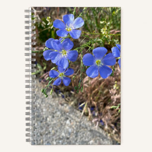 Blue Violet Flower Journal Notitieboek