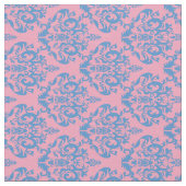 Blue Violet Frosted Orchid Damask Stof (Close Up)