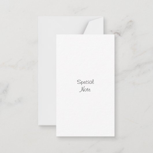 Blue Violet Pansy Note Card Notitiekaartje (Achterkant)