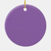 Blue Violet Serenity Keramisch Ornament (Achterkant)