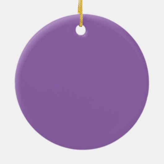 Blue Violet Serenity Keramisch Ornament (Achterkant)