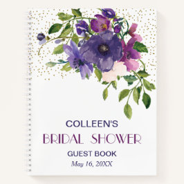 Blue Violet Wild Rozen Vrijgezellenfeest Gastenboe Notitieboek