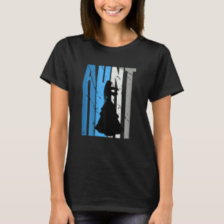 Blue Violin Aunt Violinist Plays The Violin Musica T-shirt